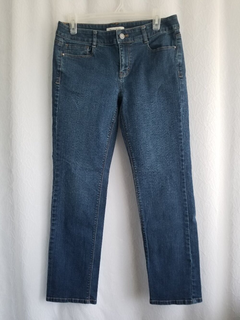 White House Black Market Jeans Stretch Slim Blanc 6S